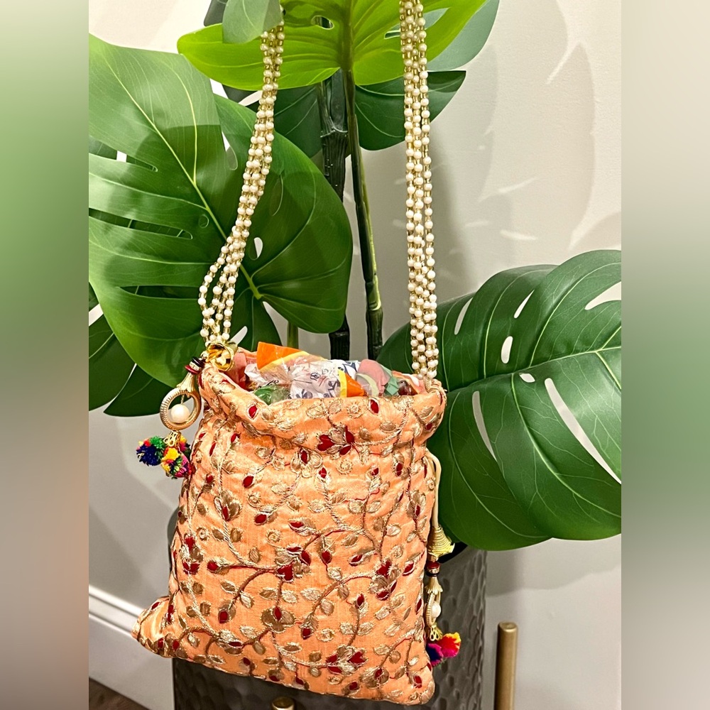 Pure silk Indian ethnic purse
